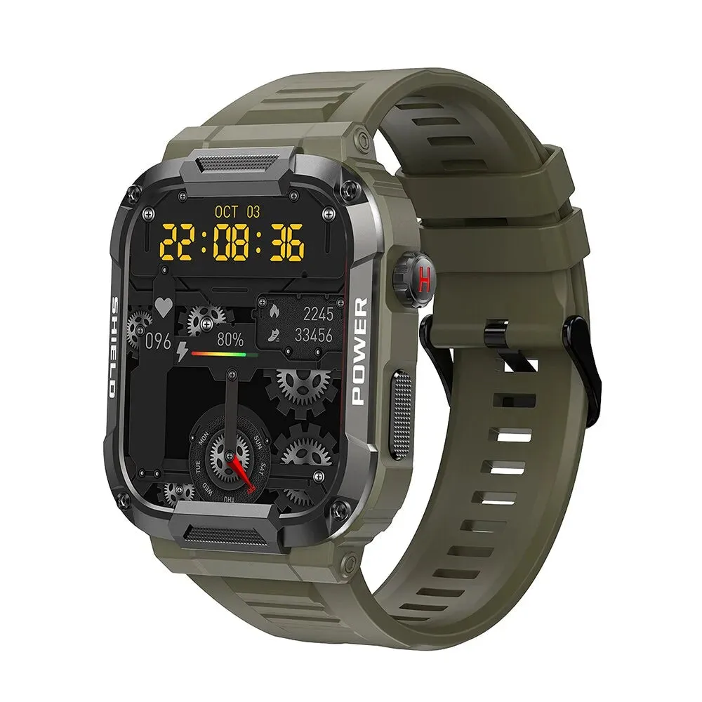 MELANDA 1.85 Outdoor Military Smart Watch