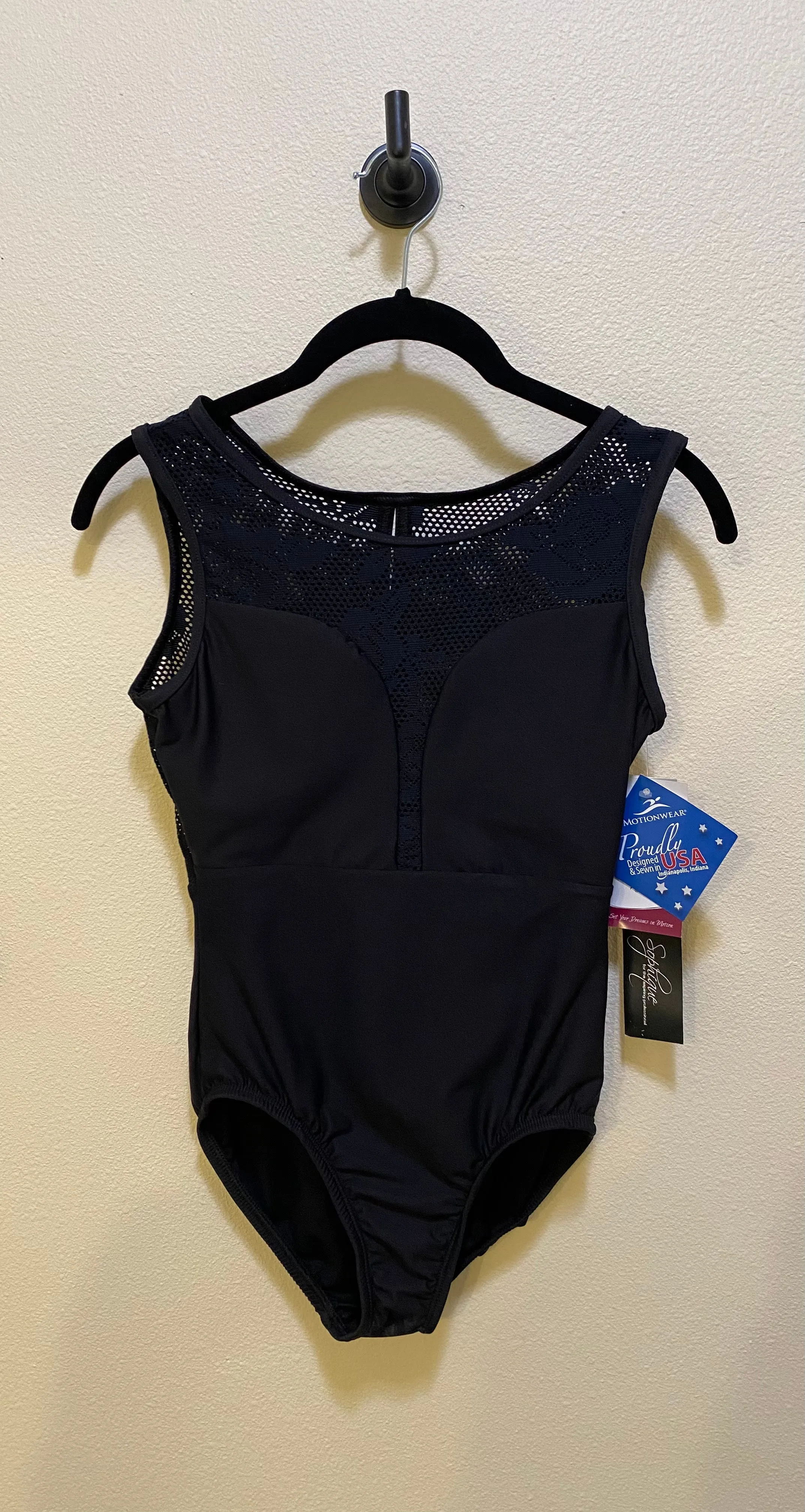 Netted Rose Tank Leotard (MOT 2775)