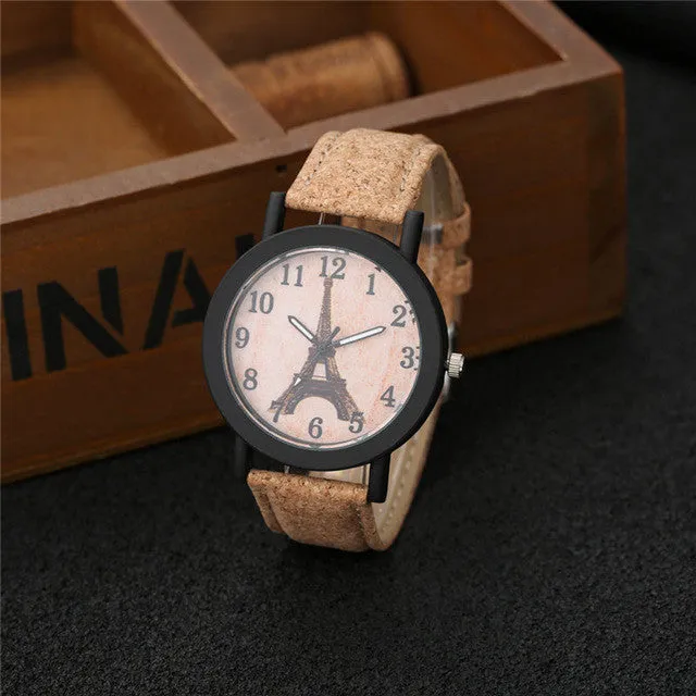 New simulate wood watch men quartz male sports Wristwatch Fashion Casual Leather Watches Neutral Clock high quality relojes