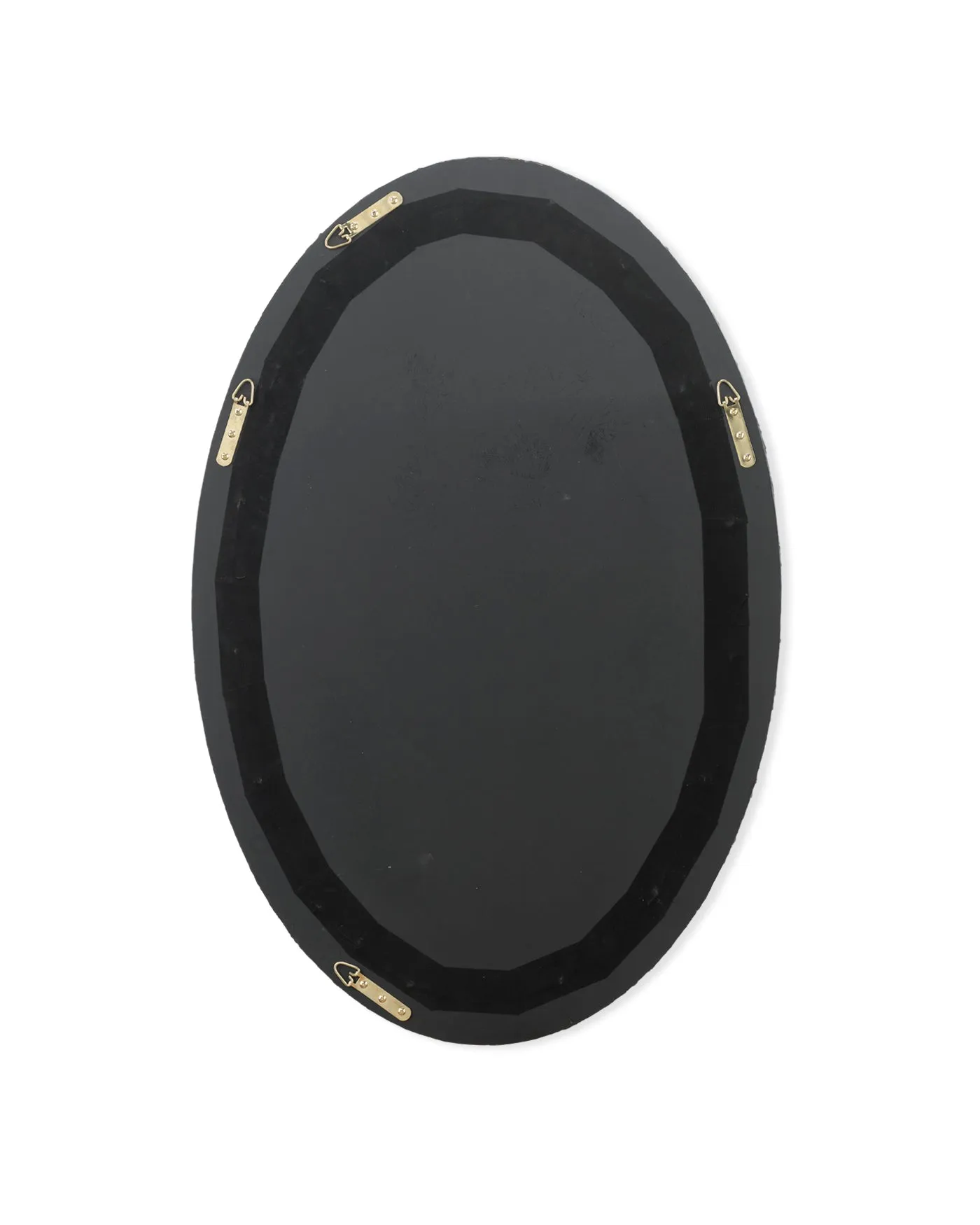 Ovation Oval Mirror - Charcoal