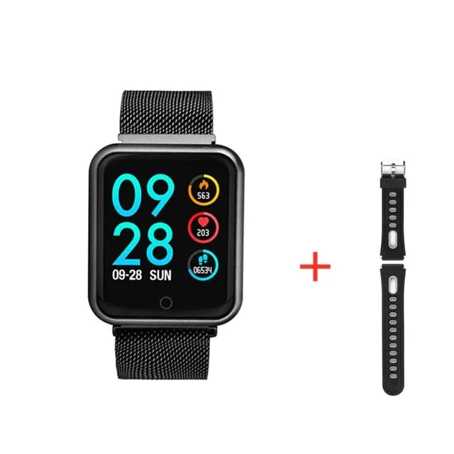 P68 Smart Watch Men Women 2019 Blood Pressure Blood Oxygen Heart Rate Monitor Sports Tracker Smartwatch IP68 Connect IOS Android