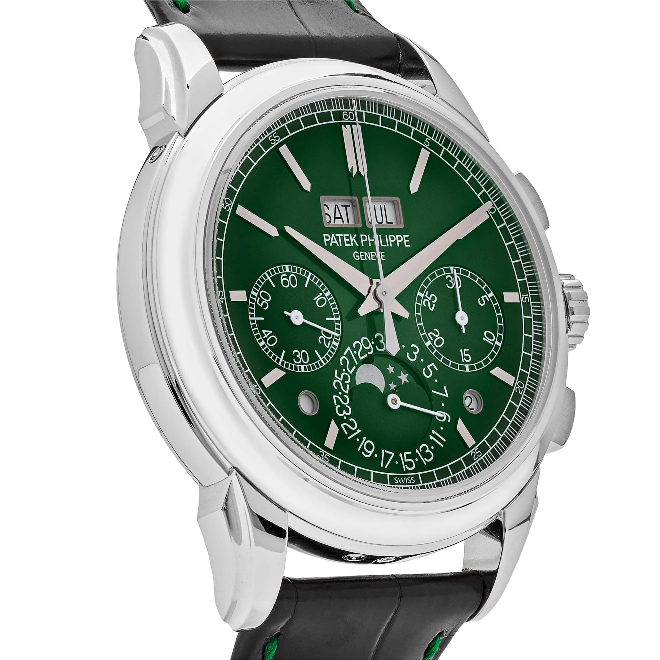 Patek Philippe Grand Complications 5270P-014 Perpetual Calendar Chronograph Platinum Green Dial (2023)