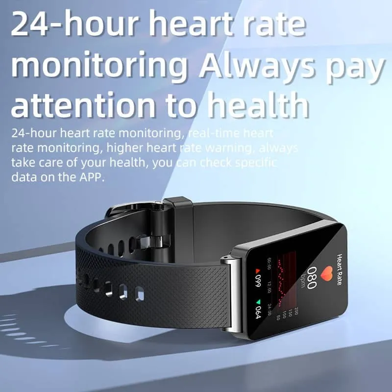 PH80 One-click Blood Glucose Blood Pressure Sleep Heart Rate  Measurement Sports Smart Bracelet