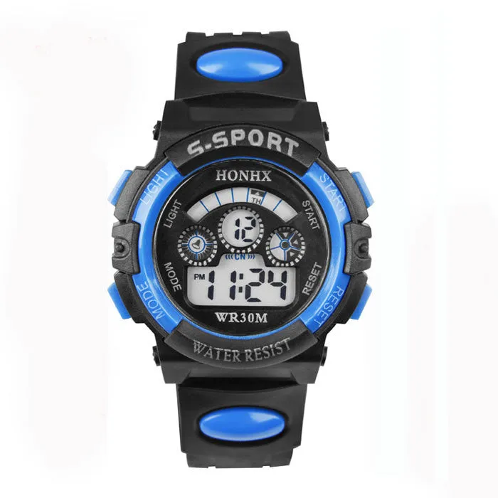 Quartz Waterproof  Alarm Date Sports Wrist Watch