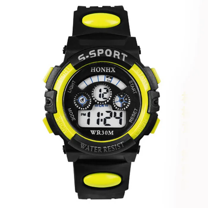 Quartz Waterproof  Alarm Date Sports Wrist Watch