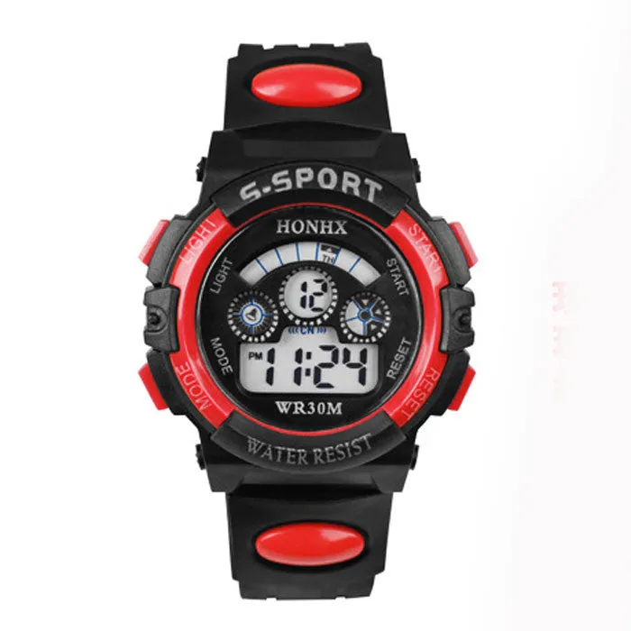 Quartz Waterproof  Alarm Date Sports Wrist Watch