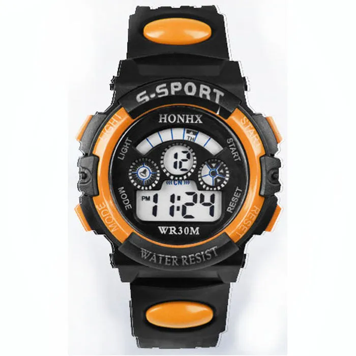 Quartz Waterproof  Alarm Date Sports Wrist Watch