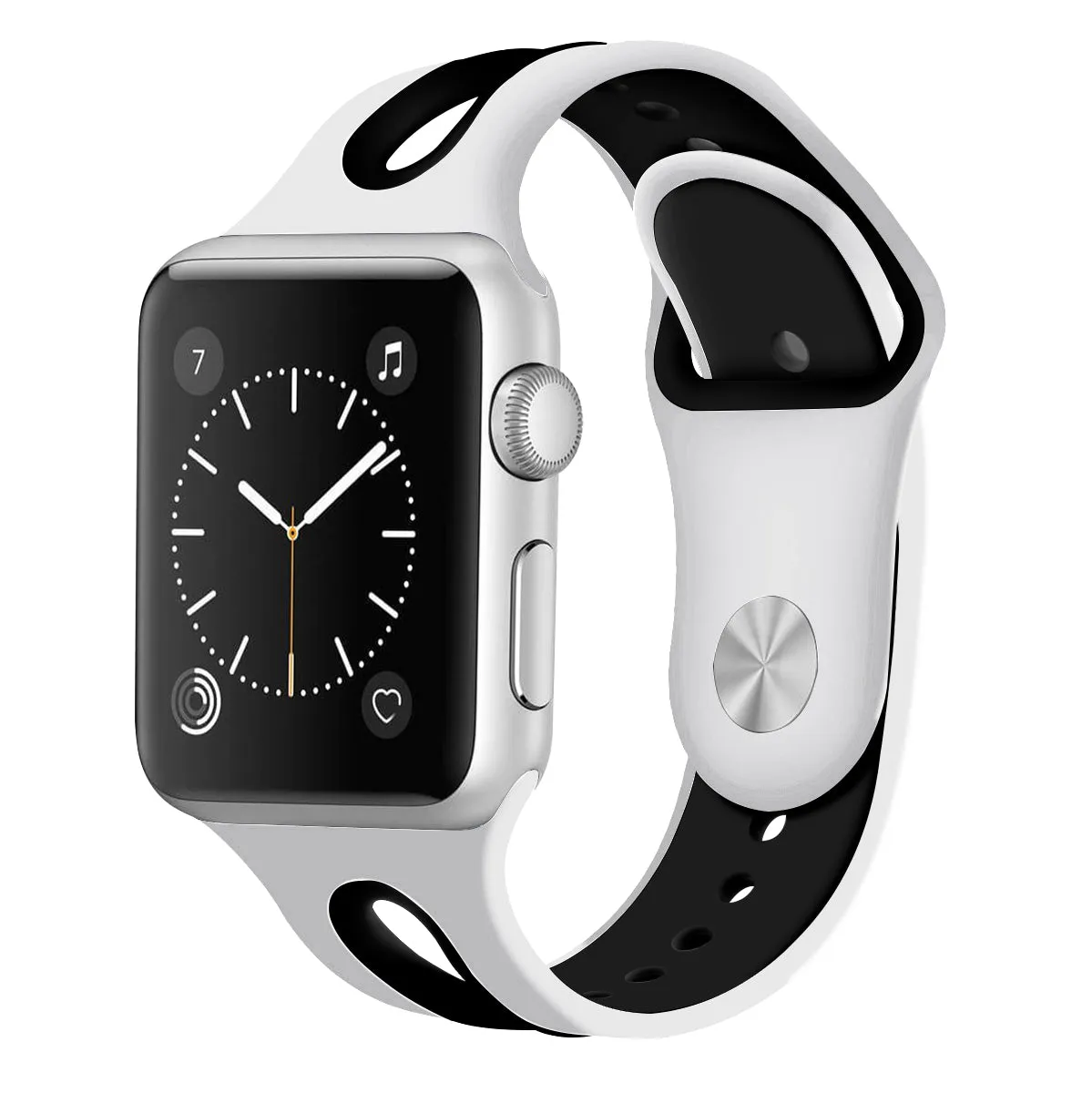 Sports Silicone Band for Apple Watch 38/40/41mm & 42/44/45mm