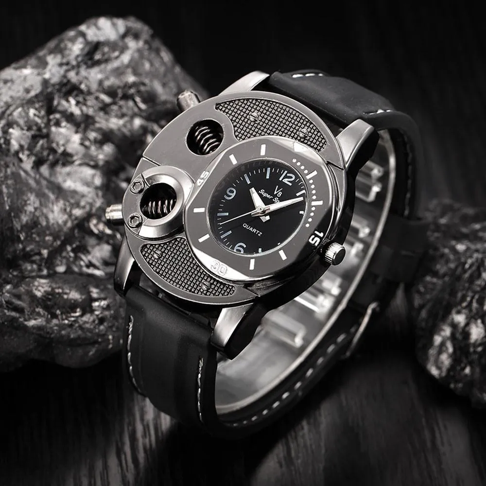 Thin Silica Gel Sports Quartz Watch