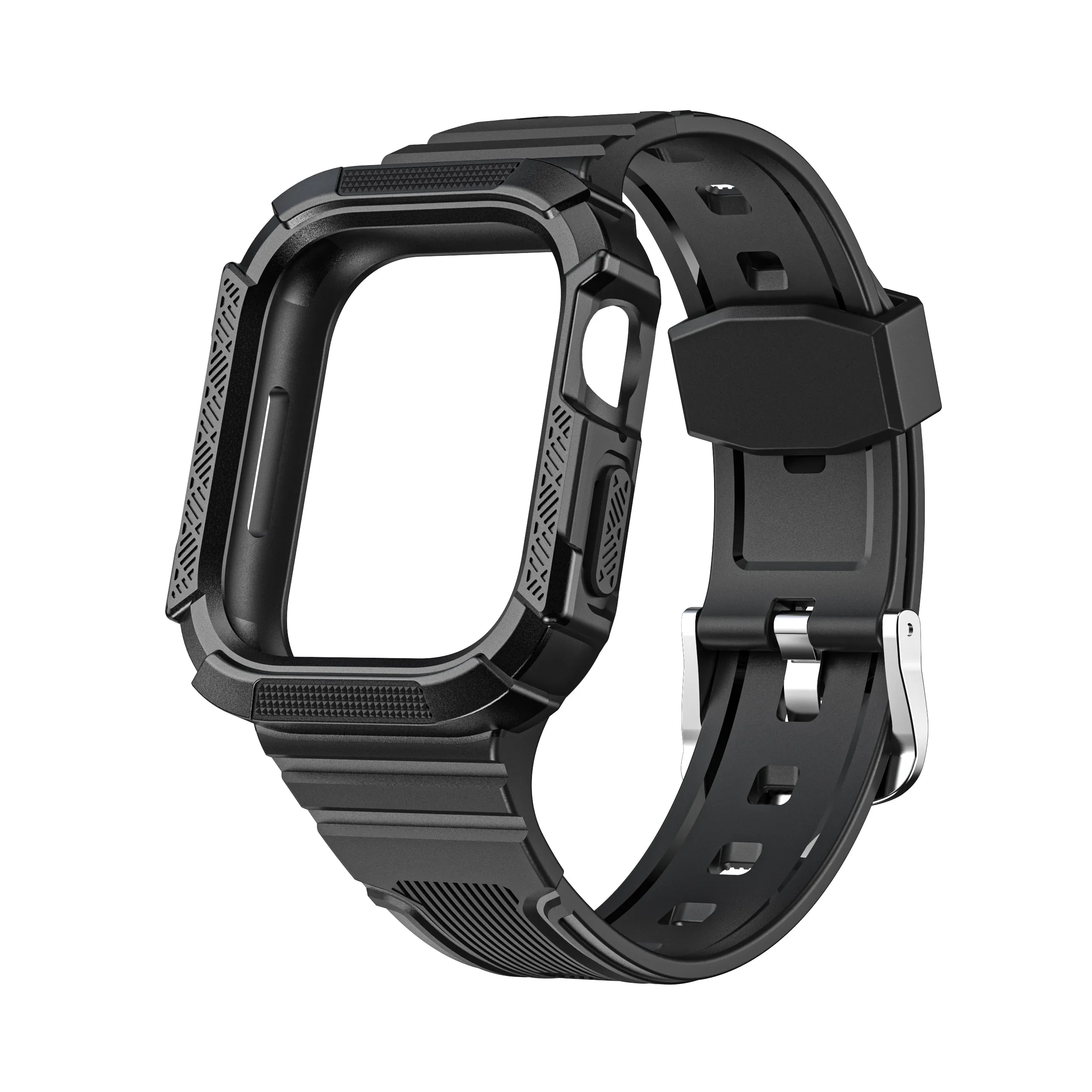 TPU Band with inbuilt Protective Bumper Case for Apple Watch 40/41mm & 44/45mm