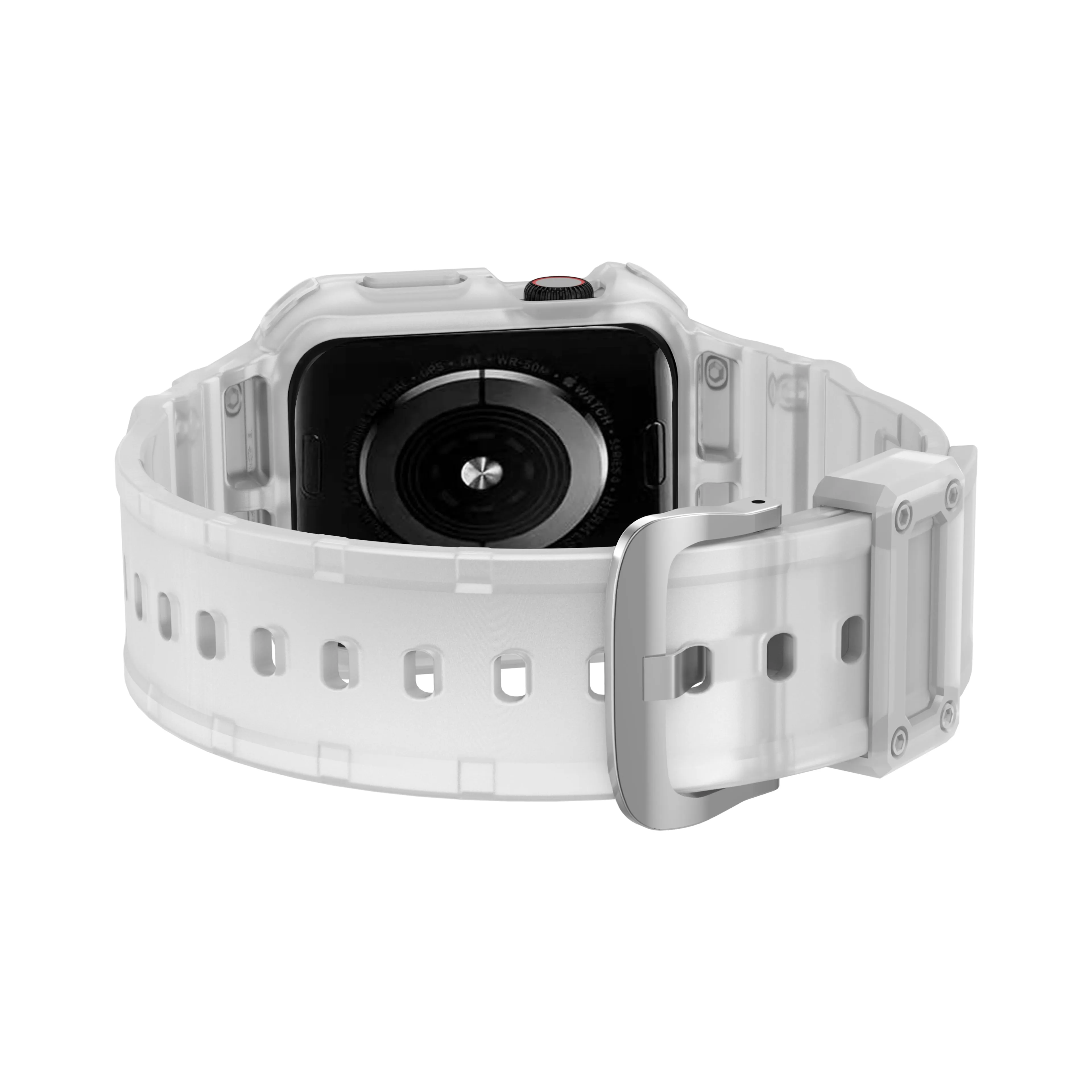 Uni-Body Protective TPU Band with Bumper Case for Apple Watch