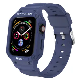 Uni-Body Protective TPU Band with Bumper Case for Apple Watch