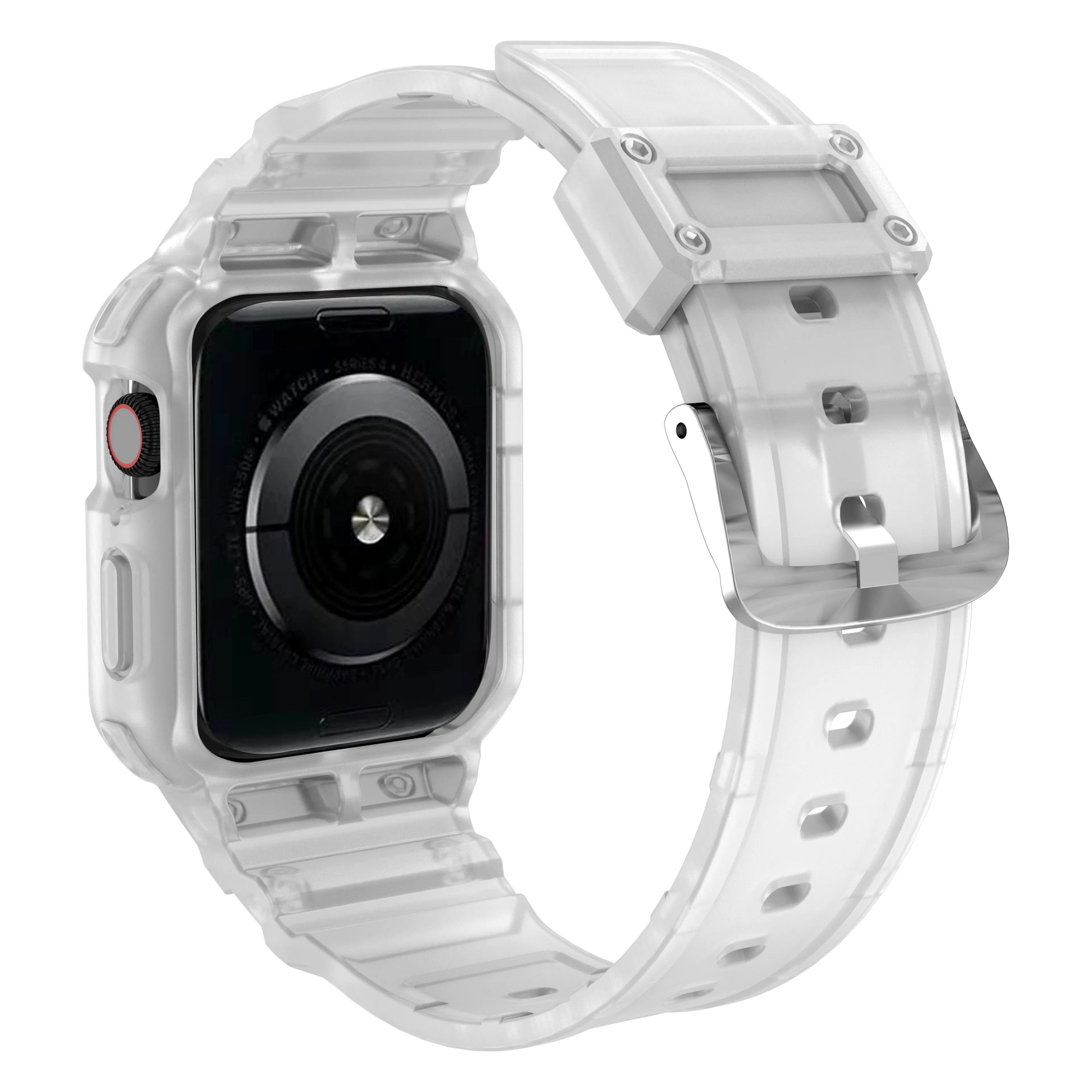 Uni-Body Protective TPU Band with Bumper Case for Apple Watch