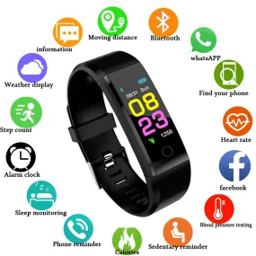 ZAPET New Smart Watch Men Women Heart Rate Monitor Blood Pressure Fitness Tracker Smartwatch Sport Watch for ios android  BOX