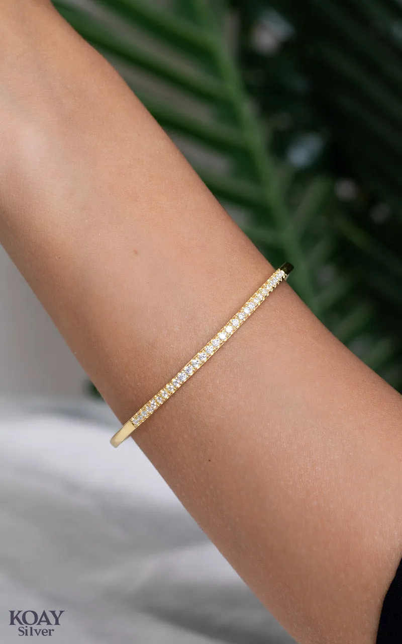 Zircon Bangle (03) GP